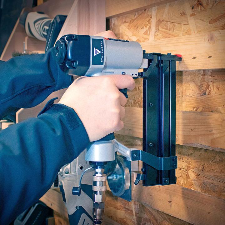 Actual product image Stahlwerk Pneumatic nailer DN-50 ST 2 in 1 with 5-7 bar working pressure