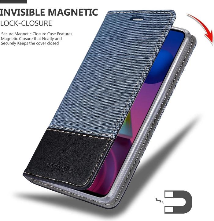 Actual product image Cadorabo Book Jeans Optics Cover (Samsung Galaxy M51)