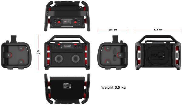 Image du produit PerfectPro Rockpro (DAB+ DAB, FM, Bluetooth)
