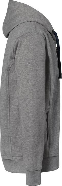 Actual product image Hakro Hooded jacket Bonded grey mottled/ink, 3XL (3XL)