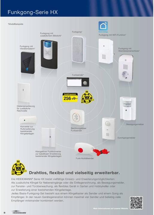 Actual product image Heidemann Radio chime set HX Duo (Wireless)