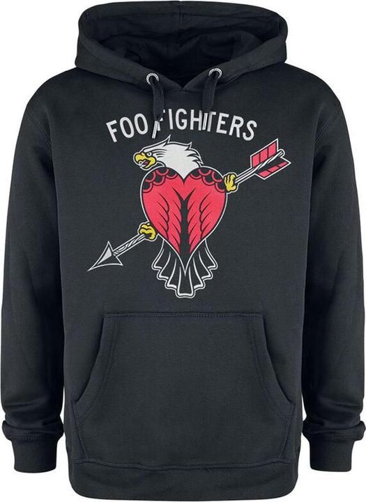 Amplified Erwachsene Adler Tattoo Foo Fighters Hoodie