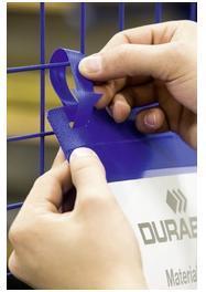 Produktbild Durable Gitterboxtasche mit Lasche A5 quer (A5, Quer)