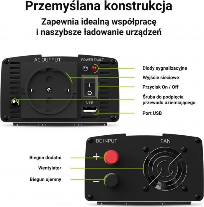 Produktbild GreenCell Voltage Car Inverter