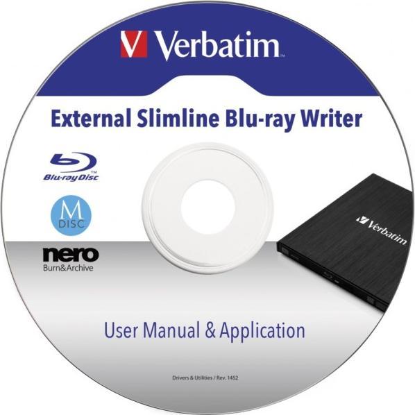 Actual product image Verbatim Slimline (Blu-ray drive)