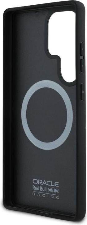 Actual product image Red Bull Real Carbon Fiber Shiny Logo MagSafe Case for Samsung Galaxy S25 Ultra Black (Samsung Galaxy S25 Ultra)