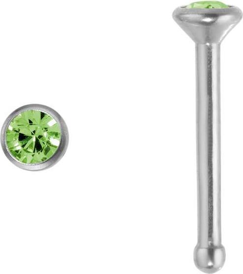 Bijouteria Nasenpiercing (Titan, Kristall)