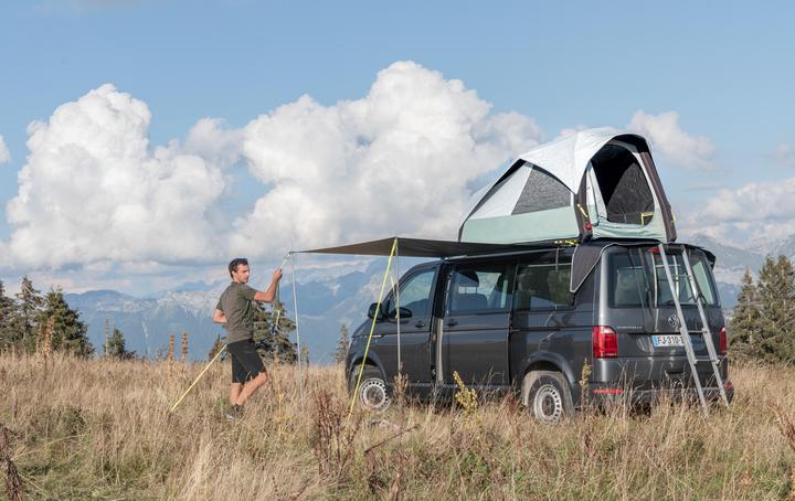 Actual product image Quechua VAN 500 FRESH AND BLACK 2P (Roof tent, 24 kg, 2 persons)