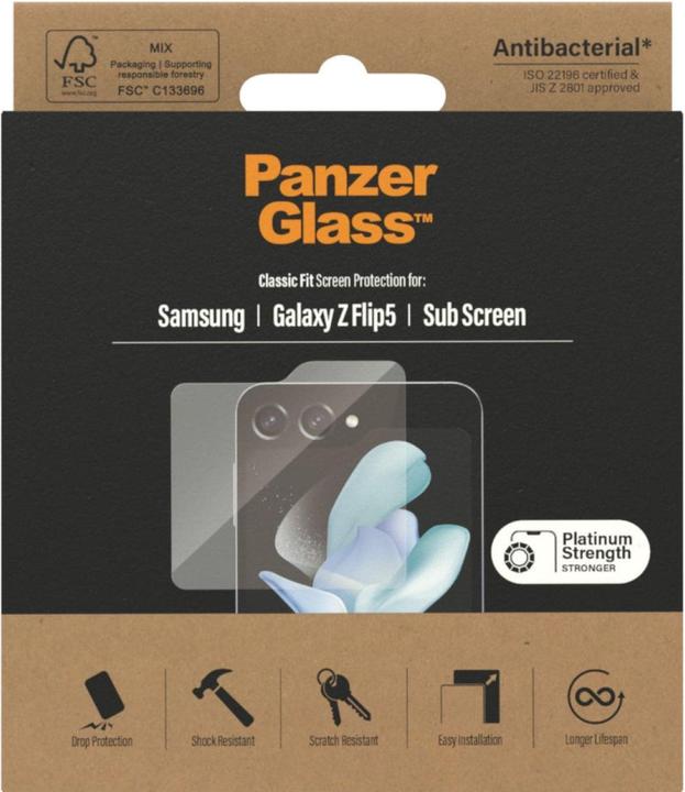 Image du produit PanzerGlass Protecteur d'écran (1 pièce(s), Samsung Galaxy Z Flip5)
