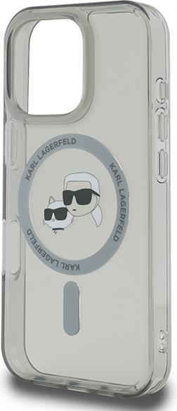 Produktbild Karl Lagerfeld KLHMP16XHLSKCK iPhone 16 Pro Max 6.9" czarny/black hardcase IML Metal Karl&Choupette (Apple iPhone 16 Pro Max)