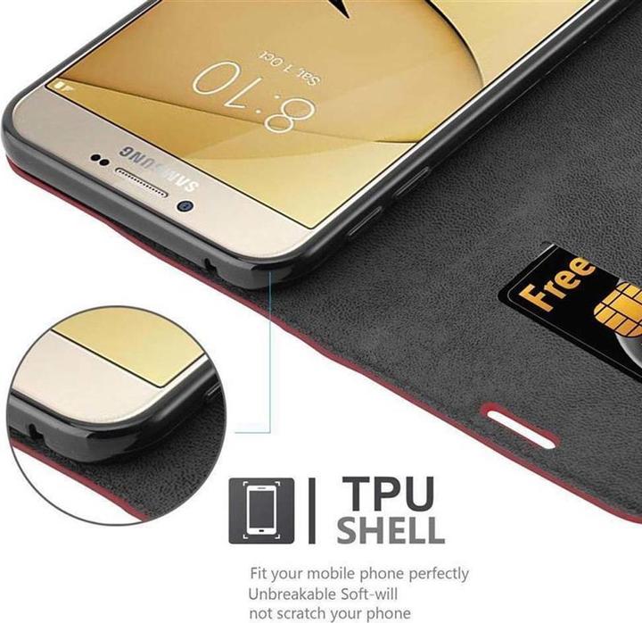 Actual product image Cadorabo Book Invisible Magnet Cover (Samsung Galaxy A8 (2016))