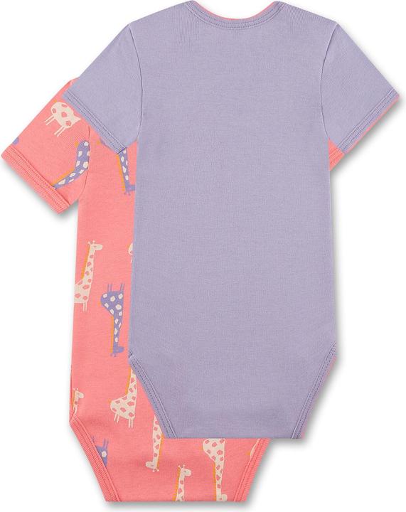Actual product image Sanetta Bodysuit 2-pack short sleeve giraffe (92)