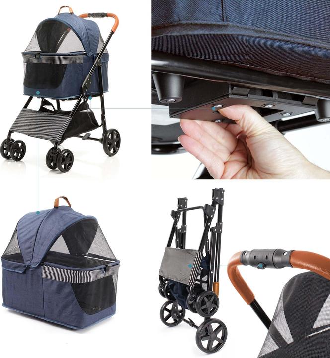Actual product image Fudajo 2in1 pet stroller (Dog, Foldable, Breathable)