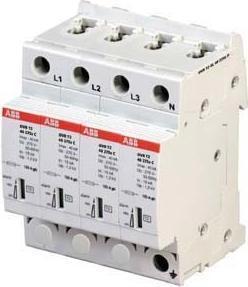 Actual product image ABB OVR T2 4L 40-275 P OVRT24L40-275PQS QS SPD Type 2 for 230/400V TN-S