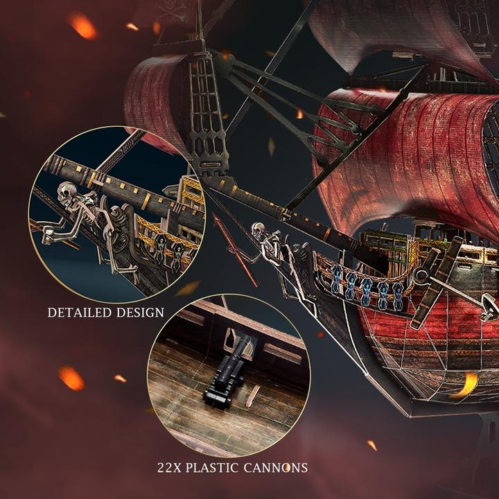 Produktbild Cubicfun 3D Puzzle Queen Annes Revenge 391 Teile (391 Teile)