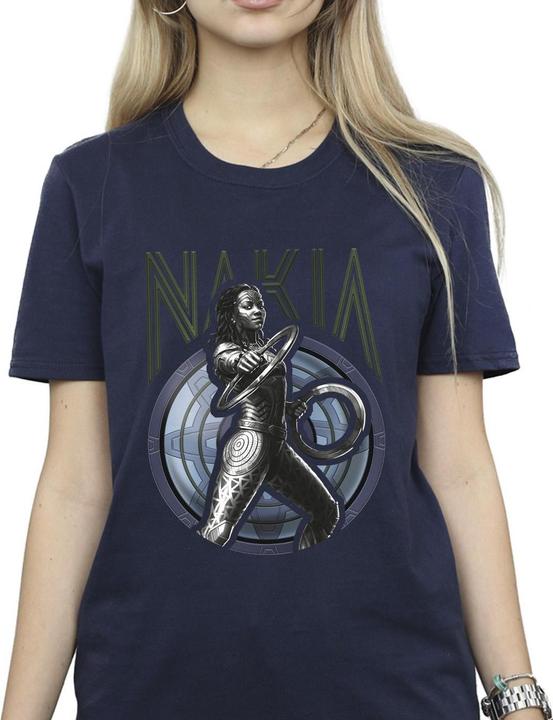 Image du produit - T-shirt WAKANDA FOREVER NAKIA SHIELD - Femme (XL)