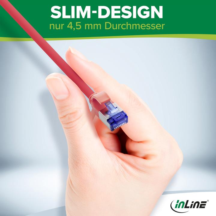 Image du produit InLine Câble de raccordement Slim (S/FTP, CAT6a, 5 m)