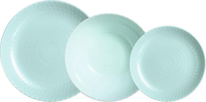 Luminarc Tableware Pampille Turquesa turquoise glass 18 pieces (18 Piece)