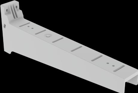 Image du produit Unex 66603 Console isolante gris clair RAL7035 100x600 U