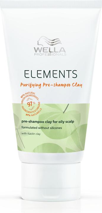Wella Elements Purifing Pre-Shampoo Clay Haarmaske Frauen (70 ml, Flüssiges Shampoo)