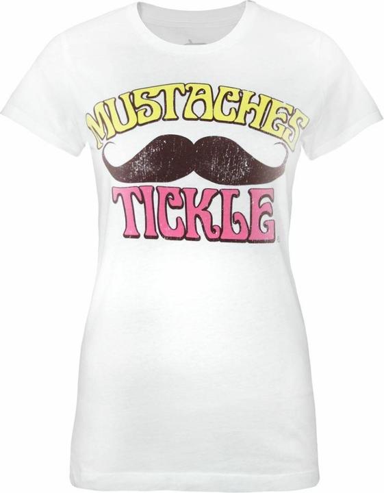 Produktbild Goodie Two Sleeves Moustaches Tickle TShirt (M)