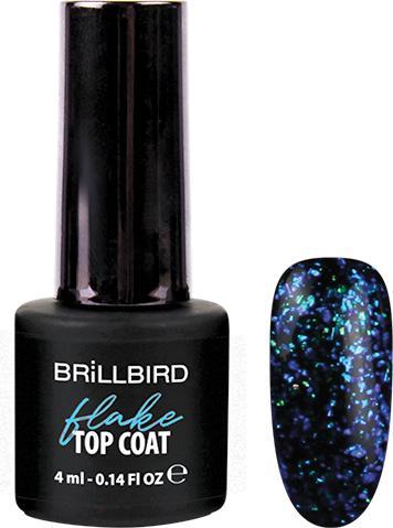 BrillBird Flake Top Coat 4ml - 1 (UV-Gel Lack)