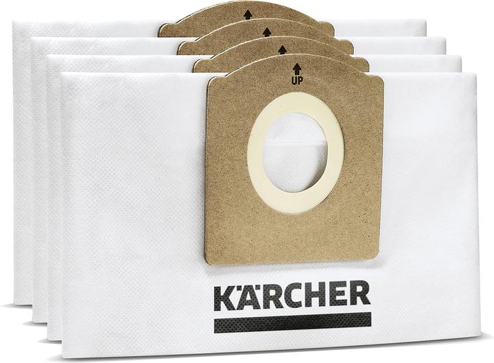 Image du produit Kärcher Professional Sacs filtrants en non-tissé 4 pces WD 1 Compact Battery