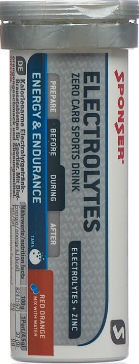 Actual product image Sponser Electrolytes (Red orange, 1 pcs., 45 g)
