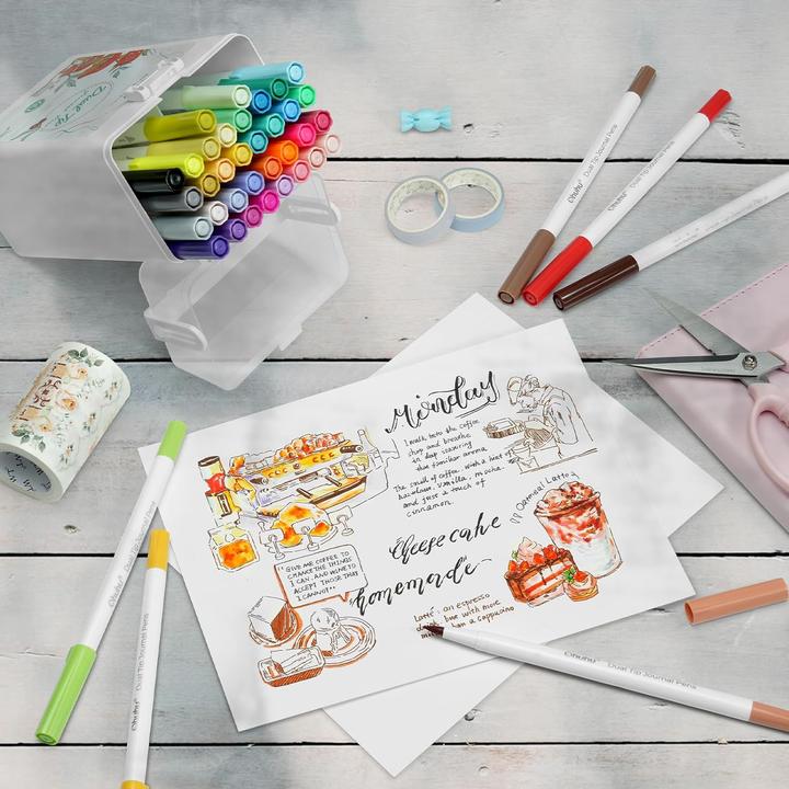 Image du produit Ohuhu Double pointe (Multicolore, 40 x)