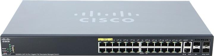 Produktbild Cisco Sg350x-24p-K9-Eu (24 Ports)