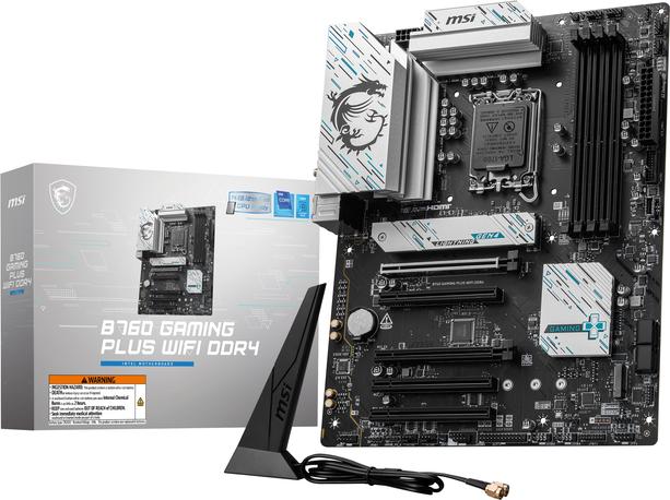 Actual product image MSI B760 GAMING PLUS WIFI DDR4 (LGA 1700, Intel B760, ATX)