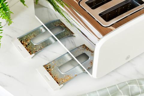 Productafbeelding Swan ST14620WHTN Broodrooster 4 sneetjes roestvrij staal (EU-stekker)