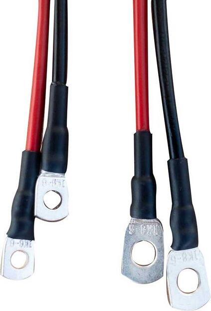 Produktbild Ective H07V-K Batteriekabelsatz rot/schwarz Grösse: M6/M8 Länge cm: 200 Querschnitt mm²: 16mm² (2 m)