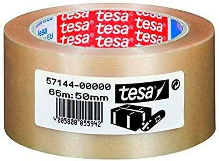 Produktbild tesa tesapack ULTRA STRONG Paketklebeband - PVC Packband für festes Verpacken und sicheres Bündeln (50 mm)