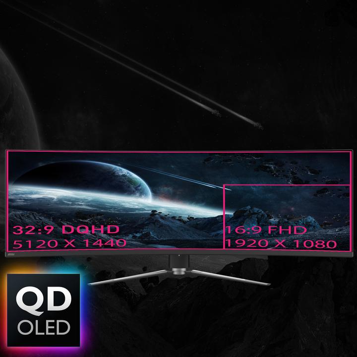 Produktbild MSI MPG 491CQPDE QD-OLED (5120 x 1440 Pixel, 49")