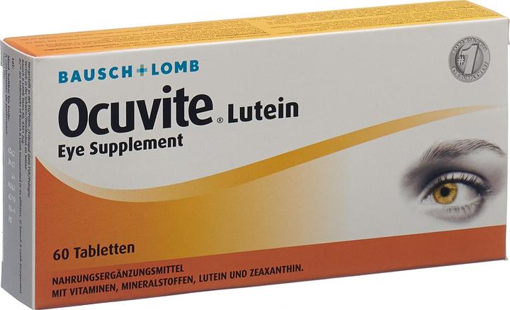 Image du produit Bausch + Lomb Lutéine en comprimé (60 pièce(s), Cachets, 55 g)