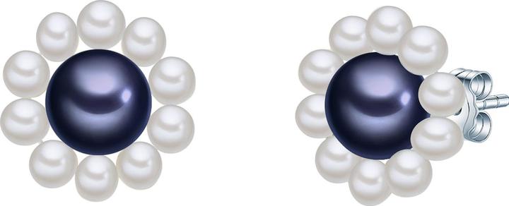Valero Pearls Damen Blüte Sterling Silber Süsswasser-Zuchtperlen silber - 24397 (925er Silber)