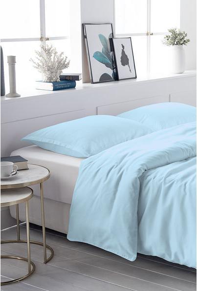 Immagine prodotto Living Home Uni raso (Set di biancheria da letto, 160 x 210 cm, 65 x 100 cm)