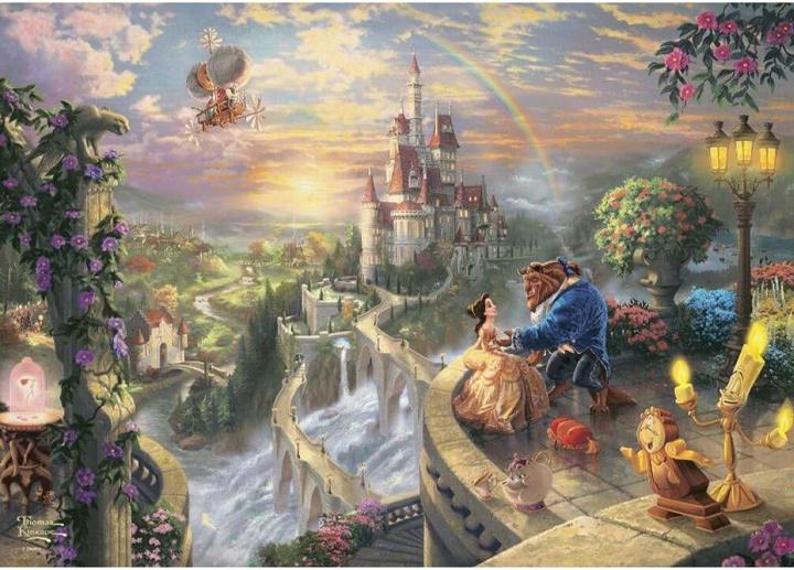 Actual product image Schmidt Spiele Beauty and Beast nostalgia tin (500 pieces)