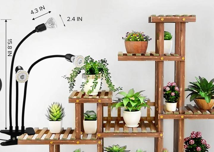 Actual product image Sansi Three Head Clip-on (LED, 230 V)