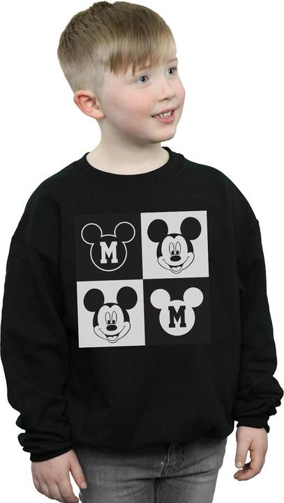 Produktbild Disney Mickey Mouse Smiling Squares Sweatshirt Jungen (140, 146)