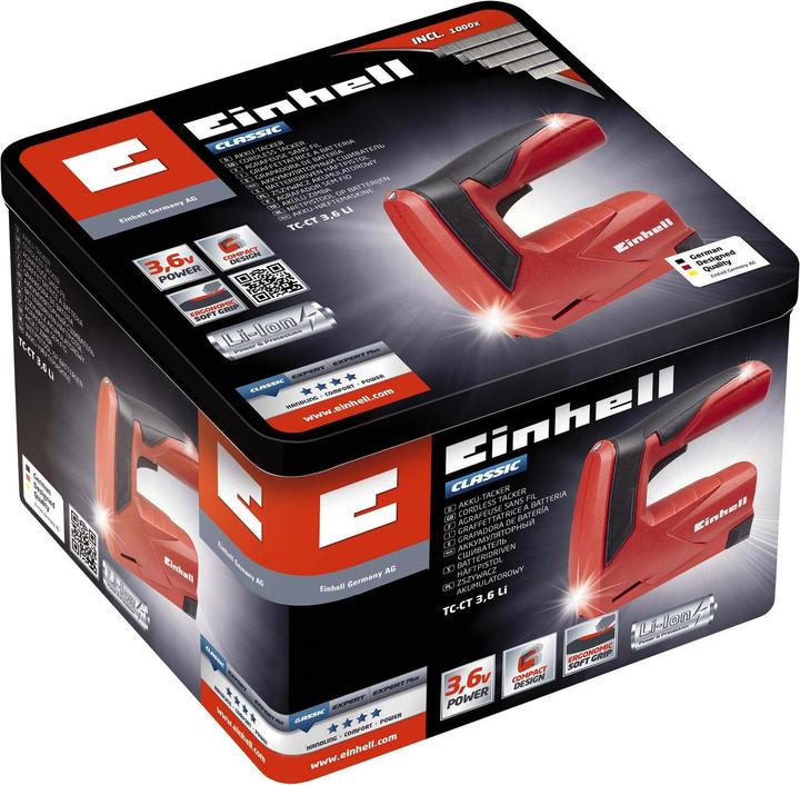 Actual product image Einhell Battery tacker TC-CT 3.6 Li