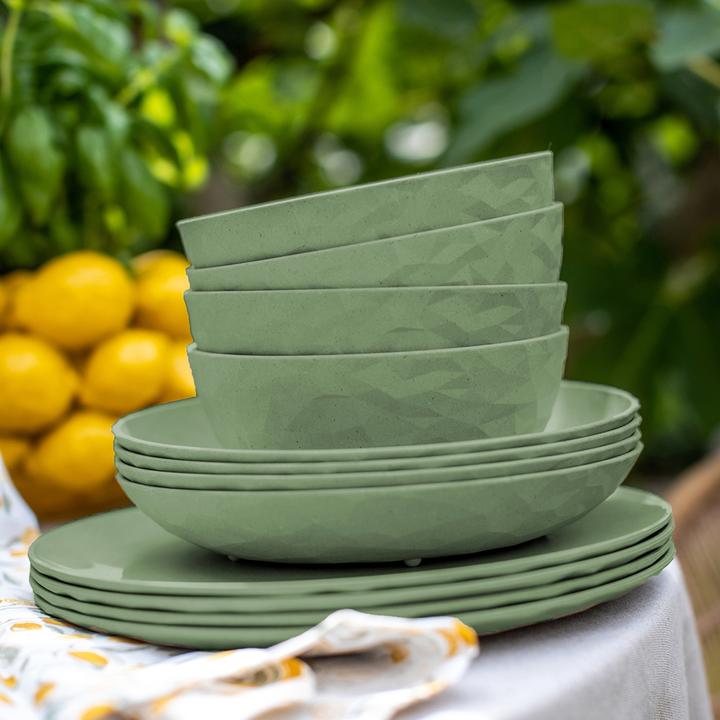 Actual product image Koziol Dinner Plate Club 4 pieces, Green (4 x, 26 cm)