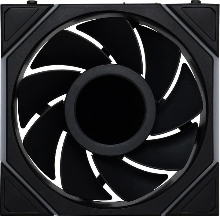 Actual product image Lian-Li UNI FAN TL Wireless LCD Lüfter, ARGB, PWM - Reverse Blade, 120mm, schwarz (120 mm, 1 x)