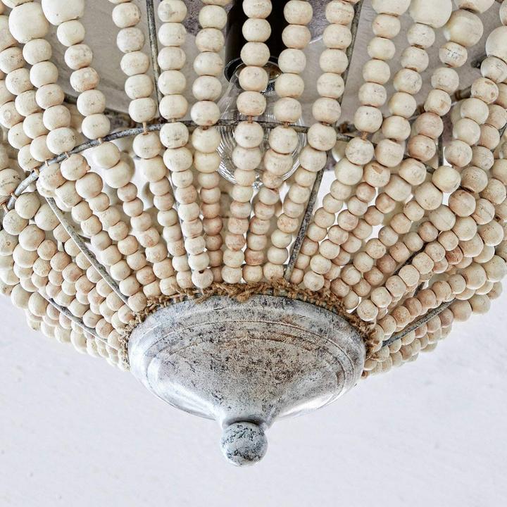 Image du produit Loberon Plafonnier Antereen gris/beige (E27)