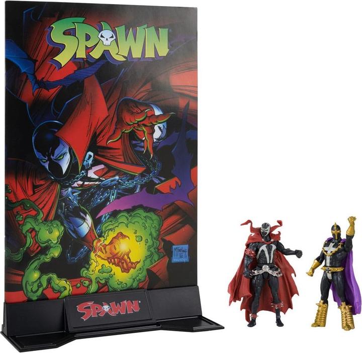 Produktbild McFarlane Spawn assoritment pack 2 figurines et comic book Spawn & Anti-Spawn (Spawn #1) 8 cm (6)