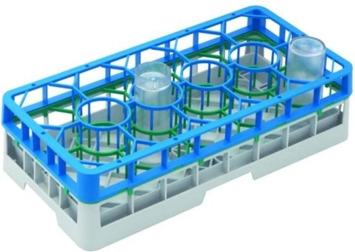 GN Schalen Glass rinsing basket 14 compartments 1 top half-size 50x25x15cm
