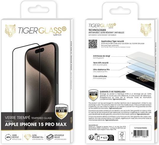 Immagine prodotto Tiger Pellicola di vetro riciclato (1 Pezzo/i, Apple iPhone 15 Pro Max)
