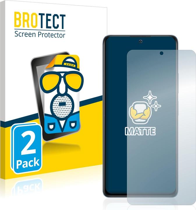 Produktbild BROTECT Entspiegelungs-Schutzfolie Displayschutz Matt (2 Stück, Xiaomi Redmi Note 10 Pro Max)