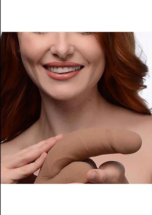 Actual product image XR Brands Large Bulge Packer Dildo - 6.5" Medium